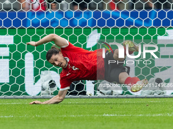 Marcel Sabitzer  is playing during the UEFA Euro 2024 Group D match between Poland v Austria, at the Olympiastadion in Berlin,Germany, on Ja...