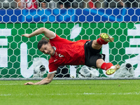 Marcel Sabitzer  is playing during the UEFA Euro 2024 Group D match between Poland v Austria, at the Olympiastadion in Berlin,Germany, on Ja...