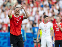 Marko Arnautovic  is playing during the UEFA Euro 2024 Group D match between Poland v Austria, at the Olympiastadion in Berlin,Germany, on J...