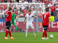 Nicola Zalewski  is playing during the UEFA Euro 2024 Group D match between Poland v Austria, at the Olympiastadion in Berlin,Germany, on Ja...