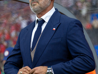 Trener Michal Probierz  is standing during the UEFA Euro 2024 Group D match between Poland v Austria, at the Olympiastadion in Berlin,German...