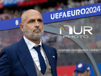 Trener Michal Probierz  is standing during the UEFA Euro 2024 Group D match between Poland v Austria, at the Olympiastadion in Berlin,German...