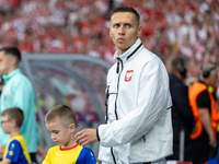 Przemyslaw Frankowski  is walking onto the pitch during the UEFA Euro 2024 Group D match between Poland v Austria, at the Olympiastadion in...