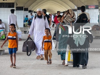 Holidaymakers Are Returning To The Capital From Different Parts Of The Country Following The Eid Holidays At Kamalapur Railway Station, in D...