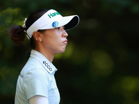 Lydia Ko of New Zealand follows her shot from the 16th tee during the second round of the KPMG Women's PGA Championship at Sahalee Country C...