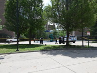 A 44-year-old male victim is being shot multiple times and killed in broad daylight at the Dearborn Homes Playground in Chicago, Illinois, U...