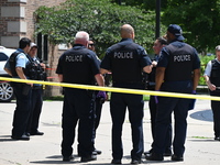 A 44-year-old male victim is being shot multiple times and killed in broad daylight at the Dearborn Homes Playground in Chicago, Illinois, U...