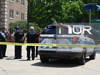 A 44-year-old male victim is being shot multiple times and killed in broad daylight at the Dearborn Homes Playground in Chicago, Illinois, U...