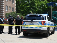 A 44-year-old male victim is being shot multiple times and killed in broad daylight at the Dearborn Homes Playground in Chicago, Illinois, U...