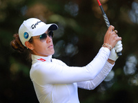 Maria Fassi of Mexico hits from the 16th tee during the second round of the KPMG Women's PGA Championship at Sahalee Country Club on Friday,...