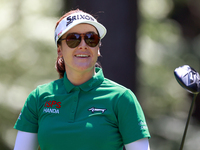 Hannah Green of Ausralia follows her shot from the 3rd tee during the second round of the KPMG Women's PGA Championship at Sahalee Country C...