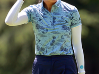 Alison Lee of Los Angeles, California walks on the 6th green during the second round of the KPMG Women's PGA Championship at Sahalee Country...