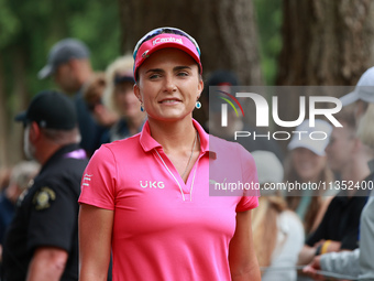 Lexi Thompson of the United States heads to the 4th hole during Day Three of the KPMG Women's PGA Championship at Sahalee Country Club in Sa...