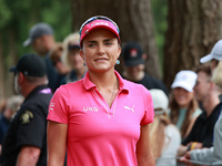 Lexi Thompson of the United States heads to the 4th hole during Day Three of the KPMG Women's PGA Championship at Sahalee Country Club in Sa...