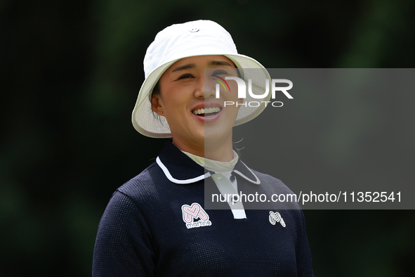 Amy Yang of Republic of Korea walks on the third hole during Day Three of the KPMG Women's PGA Championship at Sahalee Country Club in Samma...