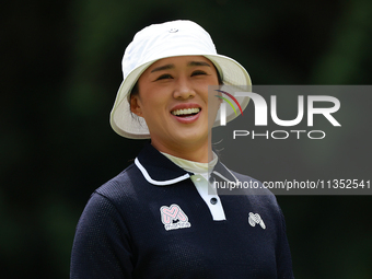 Amy Yang of Republic of Korea walks on the third hole during Day Three of the KPMG Women's PGA Championship at Sahalee Country Club in Samma...