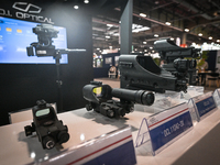 VILLEPINTE, FRANCE - JUNE 21: 
DI Optical sight solutions for small arms and machine guns, on display at the Eurosatory Defense and Security...