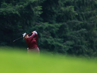 Lizette Salas of the United States plays her second shot on the 10th hole during Day Three of the KPMG Women's PGA Championship at Sahalee C...