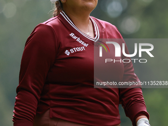 Lizette Salas of the United States walks on the 10th hole during Day Three of the KPMG Women's PGA Championship at Sahalee Country Club in S...