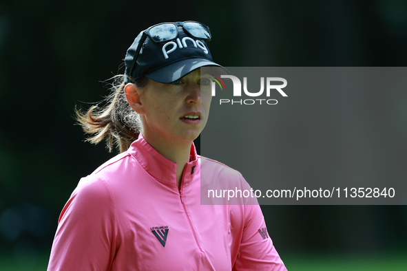 Elizabeth Szokol of the United States walks on the 10th hole during Day Three of the KPMG Women's PGA Championship at Sahalee Country Club i...