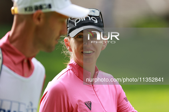 Elizabeth Szokol of the United States walks on the 10th hole during Day Three of the KPMG Women's PGA Championship at Sahalee Country Club i...