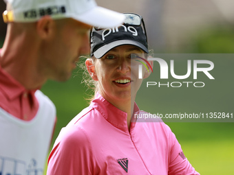 Elizabeth Szokol of the United States walks on the 10th hole during Day Three of the KPMG Women's PGA Championship at Sahalee Country Club i...