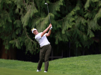 Haeran Ryu of Republic of Korea hits from the 16th fairway during the third round of the KPMG Women's PGA Championship at Sahalee Country Cl...