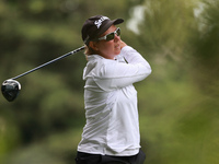 Ashleigh Buhai of South Africa tees off on the 11th hole during Day Three of the KPMG Women's PGA Championship at Sahalee Country Club in Sa...