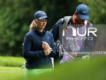 Frida Kinhult of Sweden heads to the 11th hole during Day Three of the KPMG Women's PGA Championship at Sahalee Country Club in Sammamish, W...