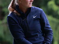 Frida Kinhult of Sweden tees off on the 11th hole during Day Three of the KPMG Women's PGA Championship at Sahalee Country Club in Sammamish...