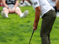 Haeran Ryu of Republic of Korea putts on the 16th green during the third round of the KPMG Women's PGA Championship at Sahalee Country Club...