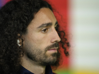 Marc Cucurella left-back of Spain and Chelsea FC prior the UEFA EURO 2024 group stage match between Spain and Italy at Arena AufSchalke on J...