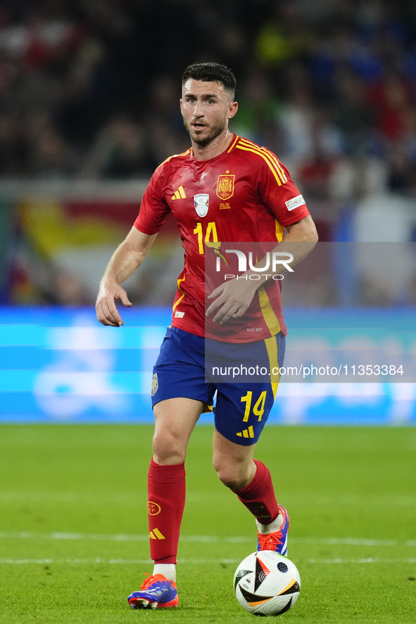 Aymeric Laporte centre-back of Spain and Al-Nassr FC during the UEFA EURO 2024 group stage match between Spain and Italy at Arena AufSchalke...