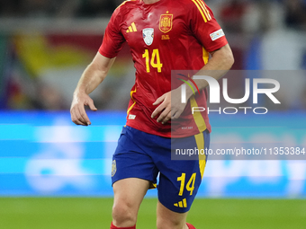 Aymeric Laporte centre-back of Spain and Al-Nassr FC during the UEFA EURO 2024 group stage match between Spain and Italy at Arena AufSchalke...