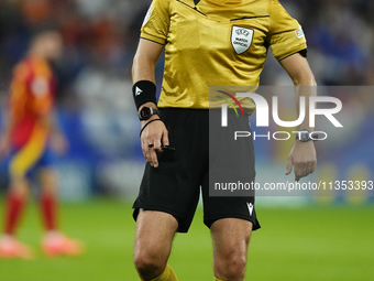 Referee Slavko Vincic during the UEFA EURO 2024 group stage match between Spain and Italy at Arena AufSchalke on June 20, 2024 in Gelsenkirc...