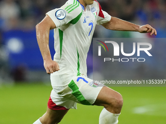 Davide Frattesi central midfield of Italy and Inter Milan during the UEFA EURO 2024 group stage match between Spain and Italy at Arena AufSc...