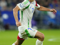 Davide Frattesi central midfield of Italy and Inter Milan during the UEFA EURO 2024 group stage match between Spain and Italy at Arena AufSc...