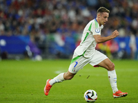 Davide Frattesi central midfield of Italy and Inter Milan during the UEFA EURO 2024 group stage match between Spain and Italy at Arena AufSc...