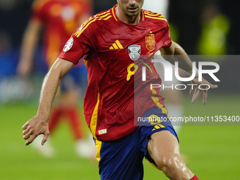 Fabian Ruiz central midfield of Spain and Paris Saint-Germain during the UEFA EURO 2024 group stage match between Spain and Italy at Arena A...