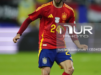 Marc Cucurella left-back of Spain and Chelsea FC during the UEFA EURO 2024 group stage match between Spain and Italy at Arena AufSchalke on...