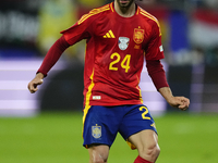 Marc Cucurella left-back of Spain and Chelsea FC during the UEFA EURO 2024 group stage match between Spain and Italy at Arena AufSchalke on...