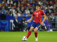 Robin Le Normand centre-back of Spain and Real Sociedad during the UEFA EURO 2024 group stage match between Spain and Italy at Arena AufScha...