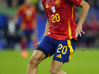 Pedri central midfield of Spain and FC Barcelona during the UEFA EURO 2024 group stage match between Spain and Italy at Arena AufSchalke on...