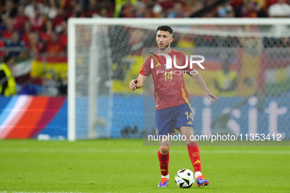 Aymeric Laporte centre-back of Spain and Al-Nassr FC during the UEFA EURO 2024 group stage match between Spain and Italy at Arena AufSchalke...