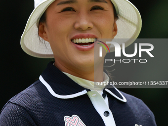 Amy Yang of Republic of Korea walks on the third hole during Day Three of the KPMG Women's PGA Championship at Sahalee Country Club in Samma...