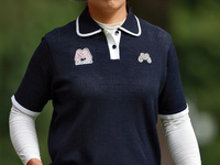 Amy Yang of Republic of Korea prepares to putt on the 14th green during the third round of the KPMG Women's PGA Championship at Sahalee Coun...