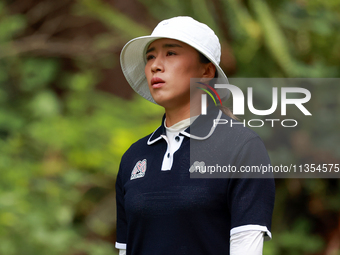 Amy Yang of Republic of Korea walks to the 15th green during the third round of the KPMG Women's PGA Championship at Sahalee Country Club on...