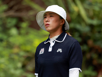 Amy Yang of Republic of Korea walks to the 15th green during the third round of the KPMG Women's PGA Championship at Sahalee Country Club on...