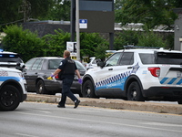 Two people are being found dead inside a vehicle with multiple gunshot wounds throughout the body in Chicago, Illinois, United States, on Ju...