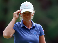 Lauren Hartlage of Kentucky walks on the 14th green during the third round of the KPMG Women's PGA Championship at Sahalee Country Club on S...